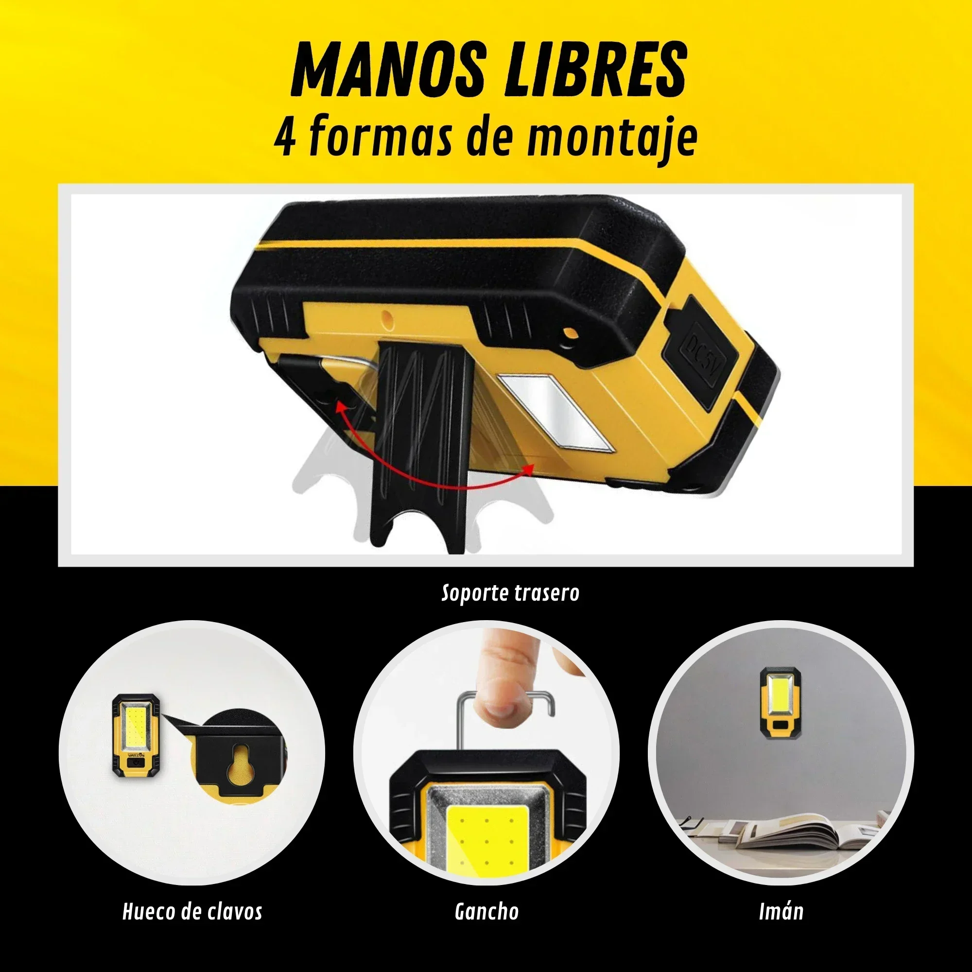 Torcia da Lavoro Ricaricabile  - Outdoor Camping Lantern recensione e prezzo