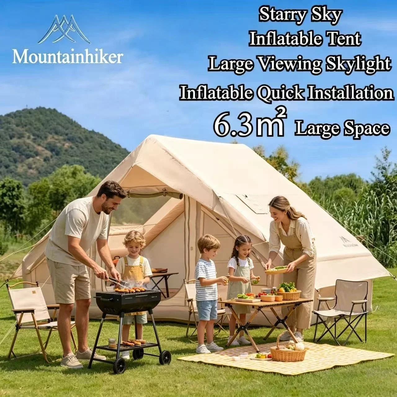 MOUNTAINHIKER Tenda Gonfiabile - Outdoor Camping House recensione e prezzo
