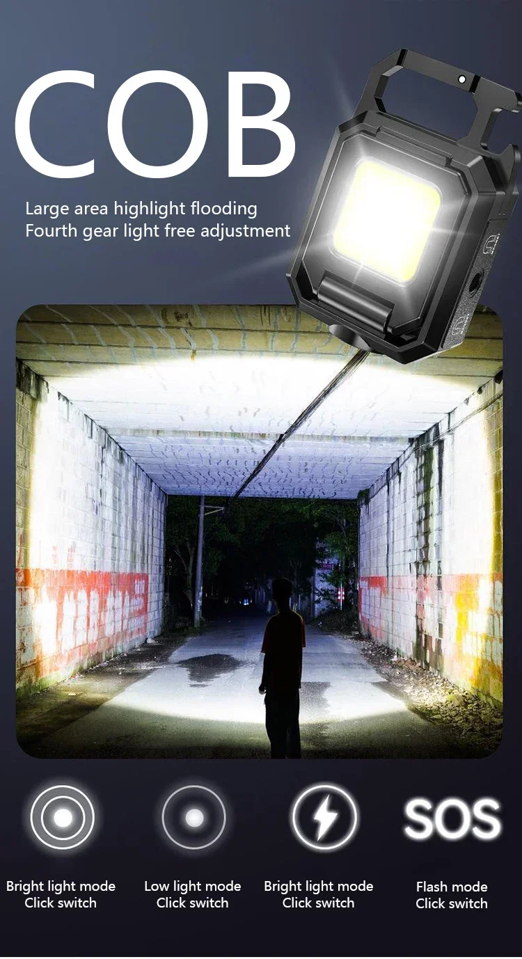 Mini torcia a LED portachiavi  - Outdoor Camping Trolley recensione e prezzo