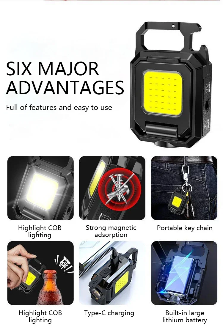 Mini torcia a LED portachiavi  - Outdoor Camping Trolley recensione e prezzo