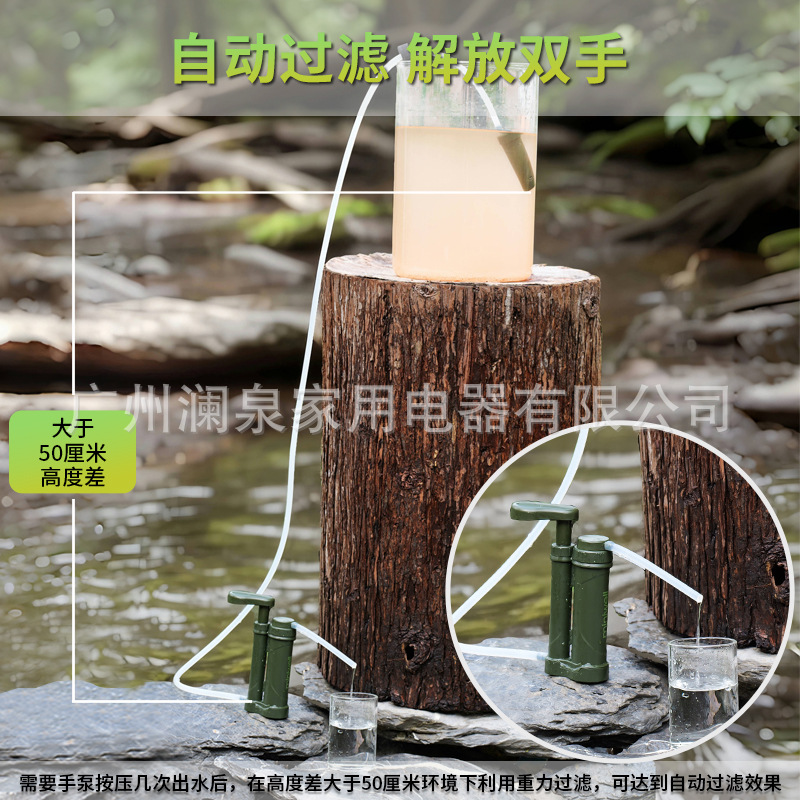 Filtri per Acqua da Campeggio, - Outdoor Camping Water Filter recensione e prezzo
