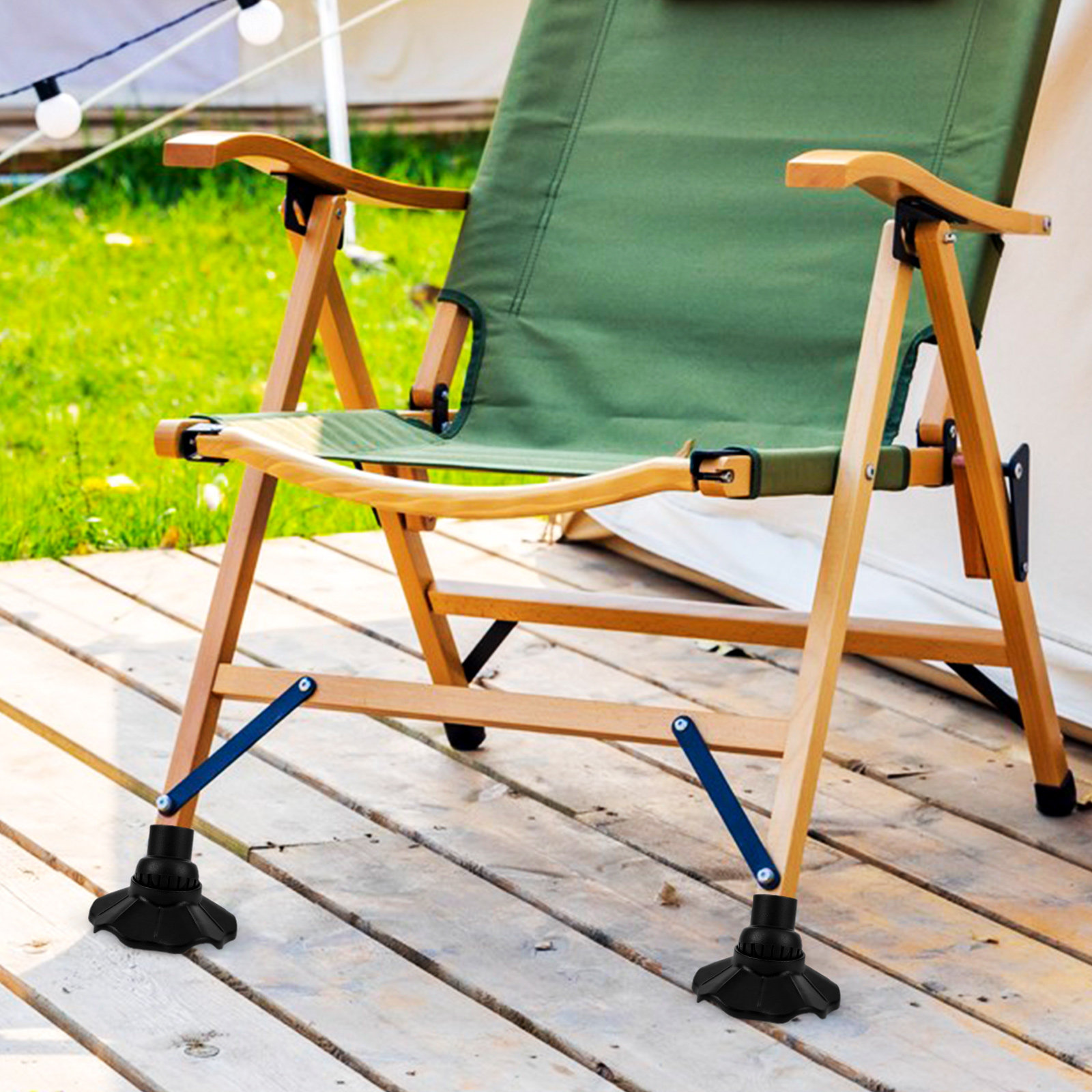 Coprigambe per sedie, 4 pezzi, - Outdoor Camping Table And Chairs recensione e prezzo