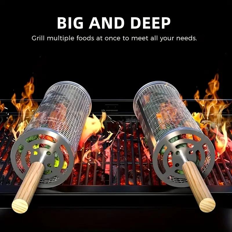 Cestello per Barbecue in Accia - Outdoor Camping Bbq recensione e prezzo