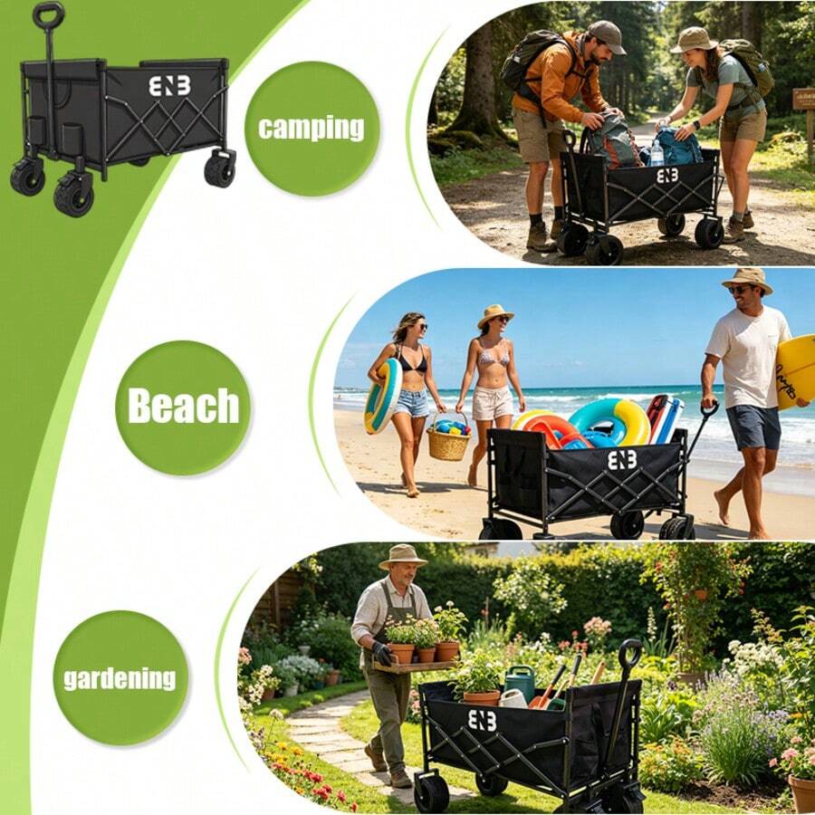 Nuovo Carrello da Campeggio Po - Outdoor Camping Trolley recensione e prezzo