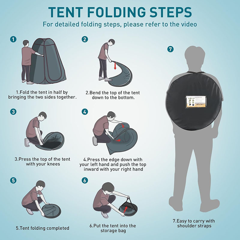 ‌ Tenda da toilette pop-up por - Outdoor Camping Toilet Tent recensione e prezzo