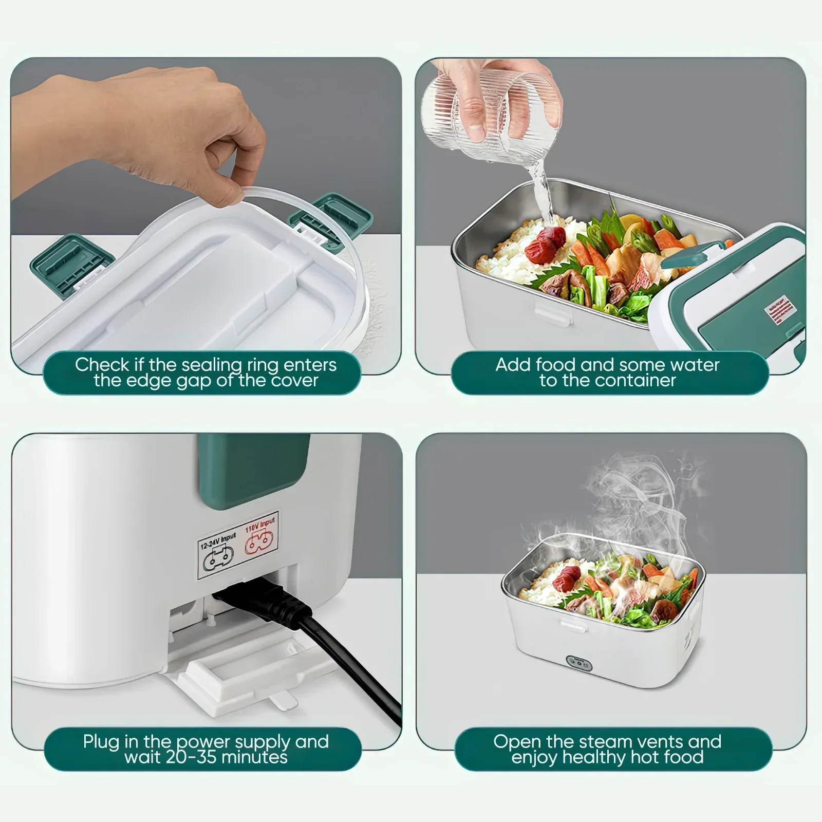 Scatola per il pranzo elettric - Outdoor Camping Food recensione e prezzo