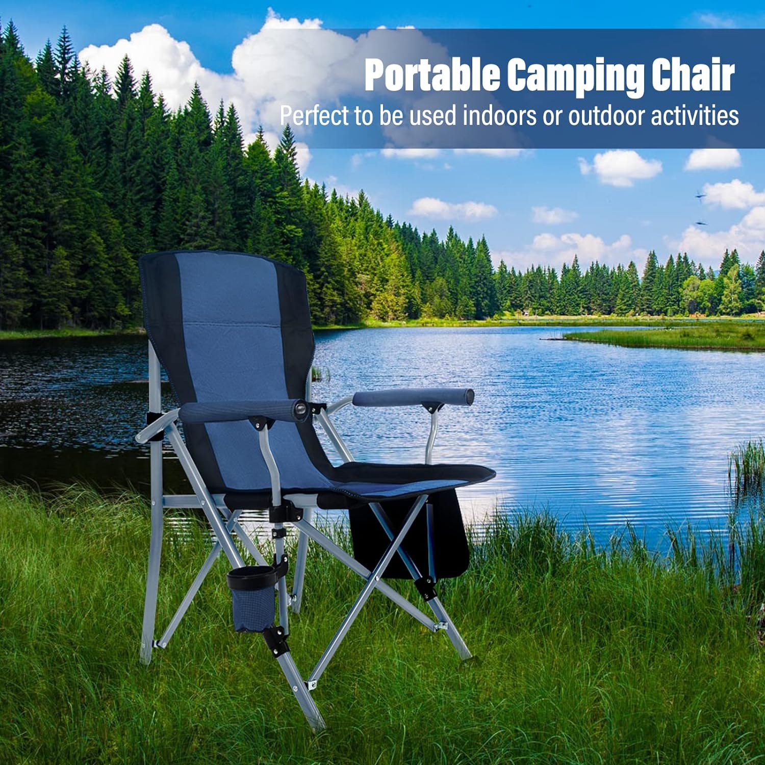 Sedia Pieghevole Portatile da  - Outdoor Camping Chairs recensione e prezzo