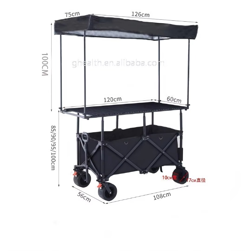 Carrello Pieghevole in Acciaio - Outdoor Camping Trolley recensione e prezzo
