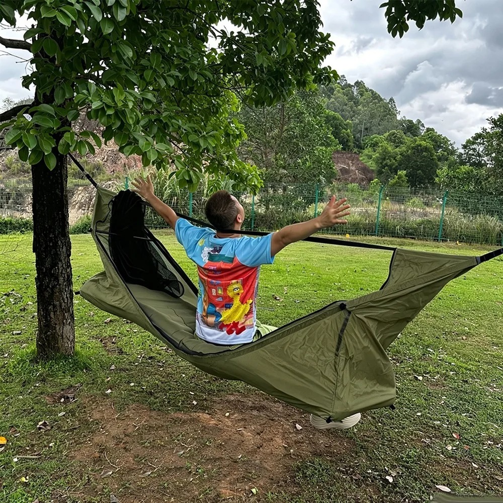 Amaca Piatta con Zanzariera, T - Outdoor Camping Hammock recensione e prezzo