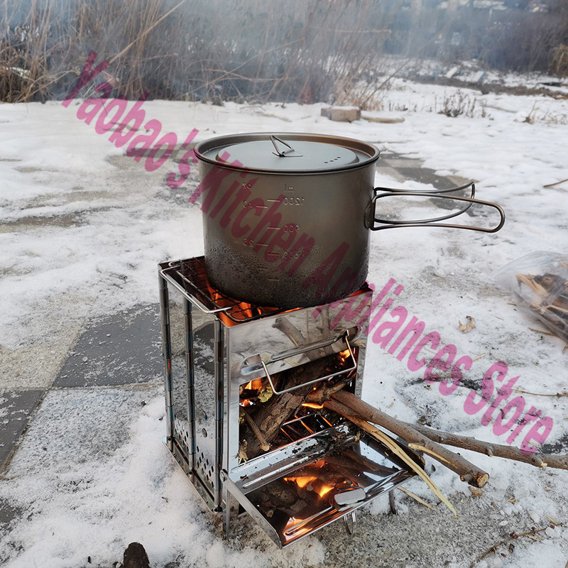 Stufa a Legna per Campeggio, A - Outdoor Camping Cooking Equipment recensione e prezzo