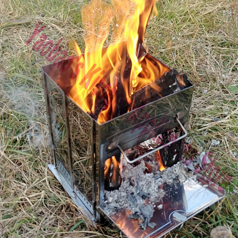 Stufa a Legna per Campeggio, A - Outdoor Camping Cooking Equipment recensione e prezzo