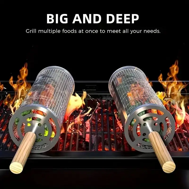 Cestello per Barbecue in Accia - Outdoor Camping Bbq recensione e prezzo