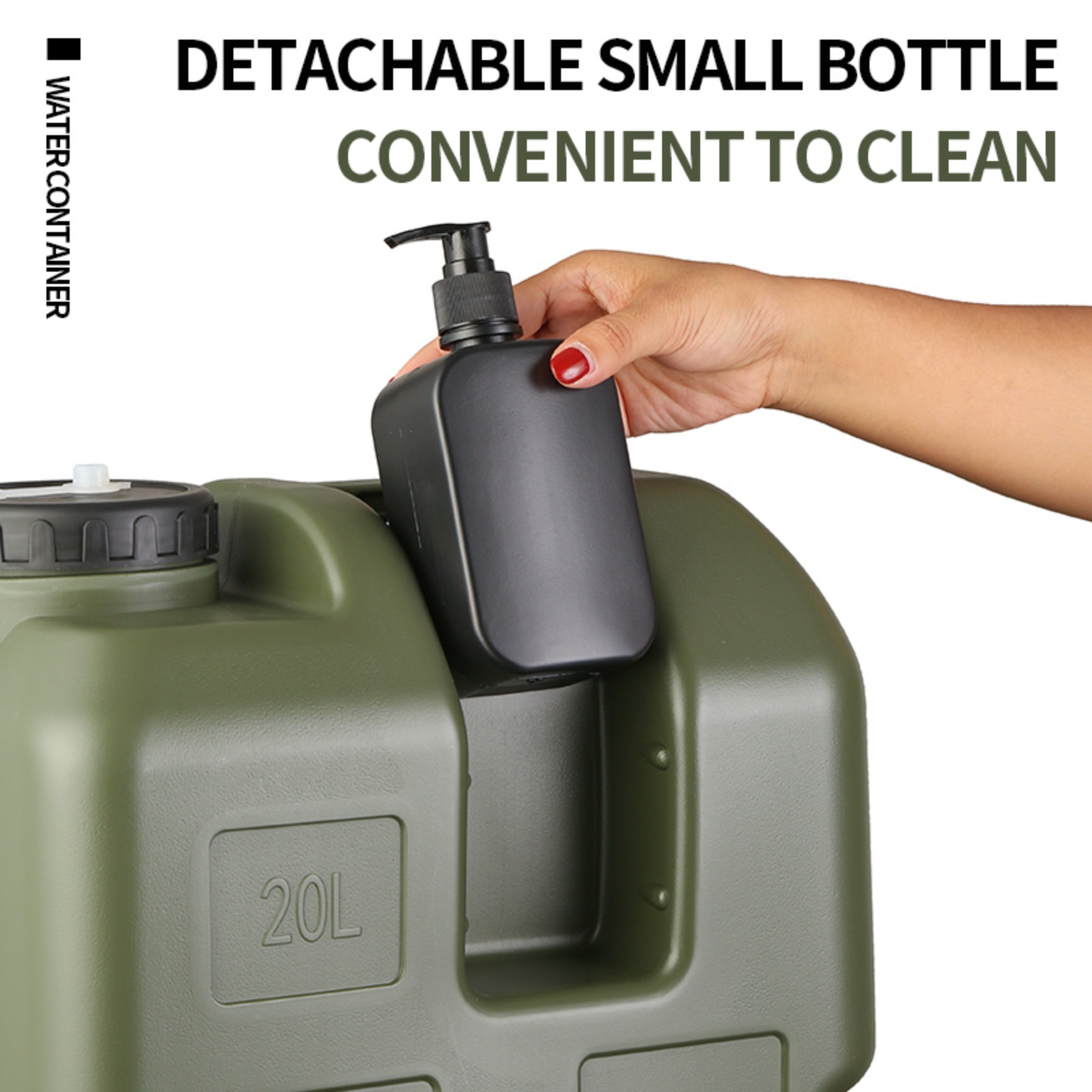 Contenitore d'acqua portatile  - Outdoor Camping Water Jug recensione e prezzo