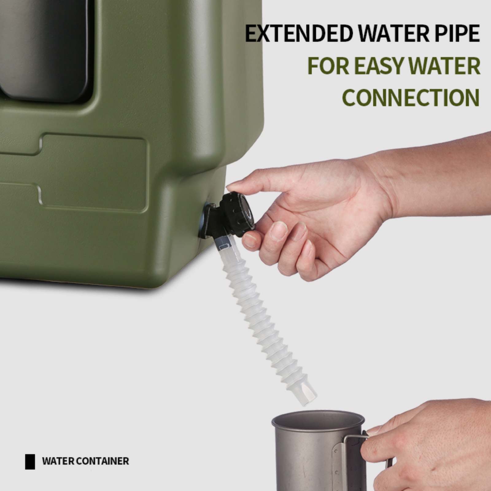 Contenitore d'acqua portatile  - Outdoor Camping Water Jug recensione e prezzo