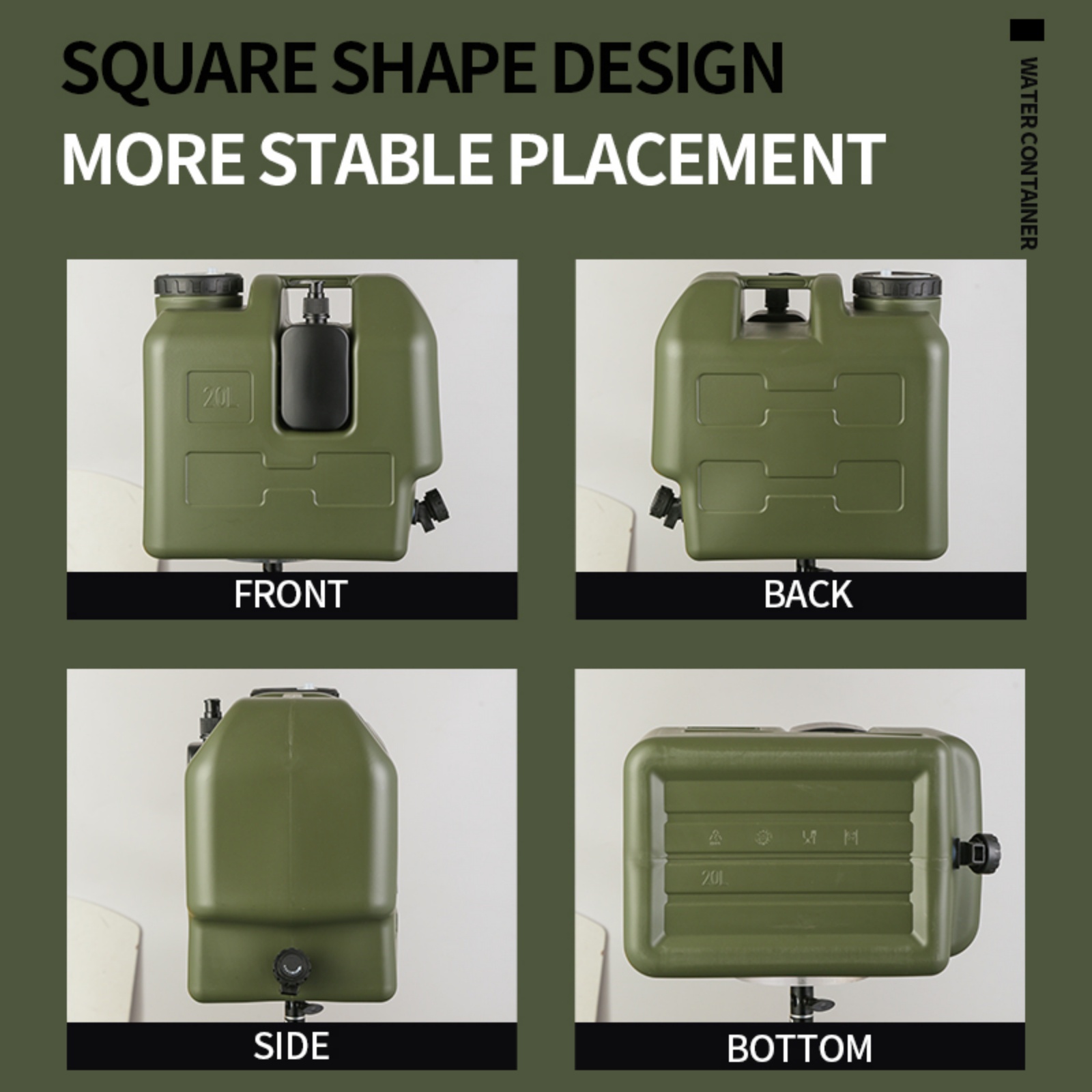 Contenitore d'acqua portatile  - Outdoor Camping Water Jug recensione e prezzo