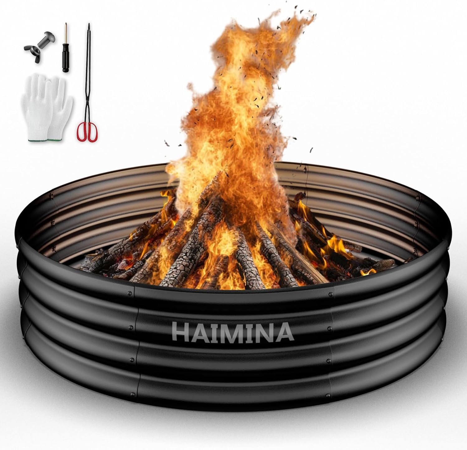 Anello per Braciere da 36 Poll - Outdoor Camping Fire Pit recensione e prezzo