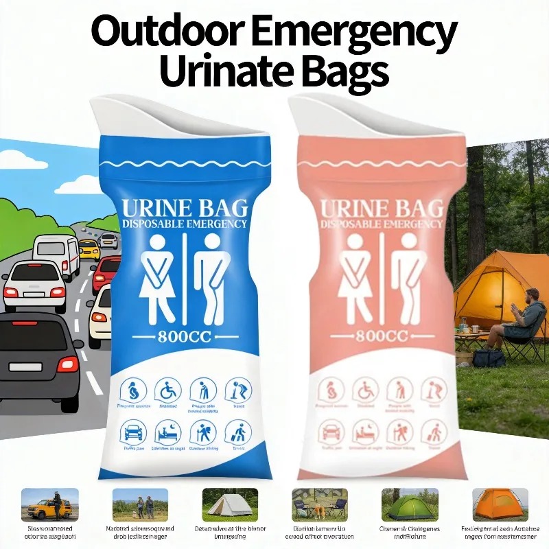 Sacchetti Urinari Monouso da 8 - Outdoor Camping Urinal recensione e prezzo