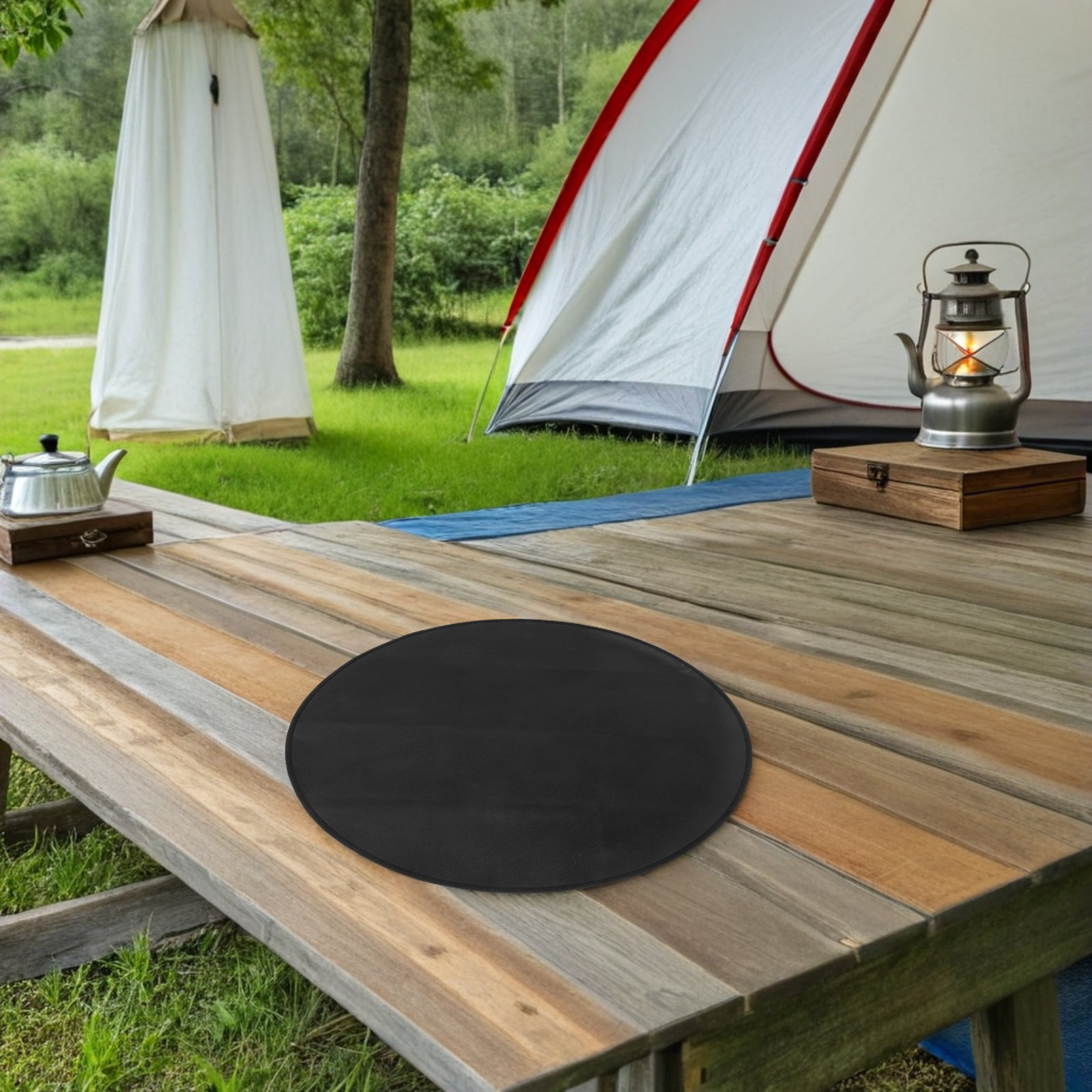 Tappetino Rotondo Resistente a - Outdoor Camping Fire Pit recensione e prezzo