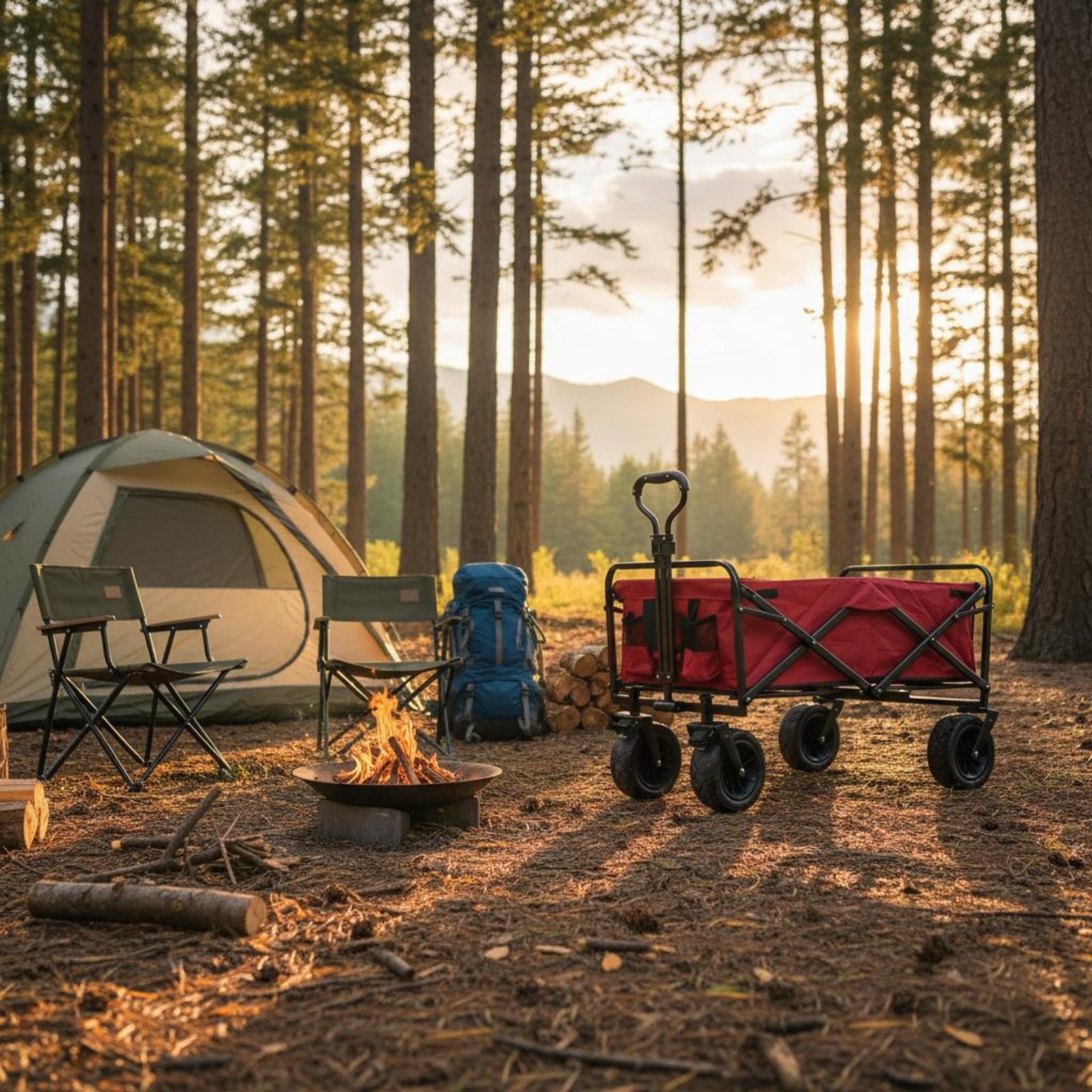 Carrello Pieghevole da Campegg - Outdoor Camping Trolley recensione e prezzo