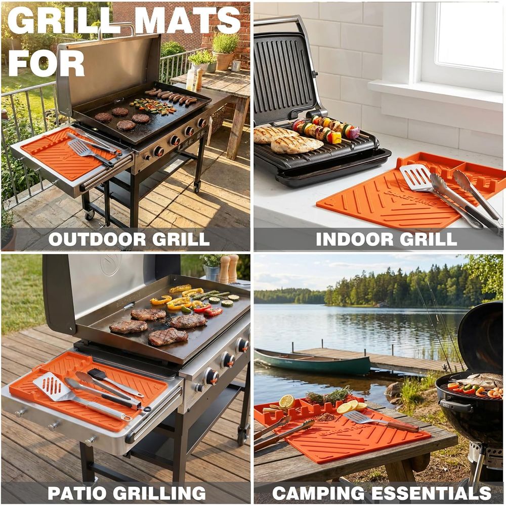 Tappetini in Silicone per Grig - Outdoor Camping Bbq recensione e prezzo
