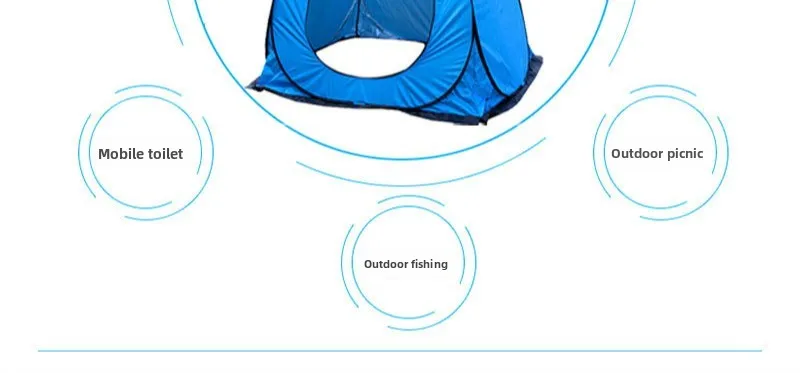 Tenda da bagno, tenda per camb - Outdoor Camping Toilet Tent recensione e prezzo
