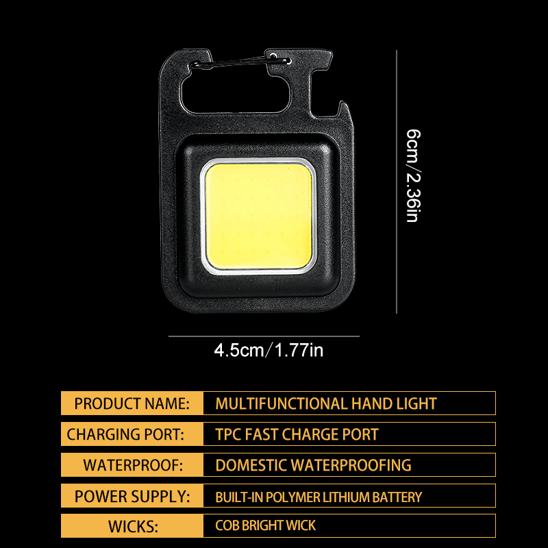 Torcia Portachiavi MINI COB Su - Outdoor Camping Lampe recensione e prezzo