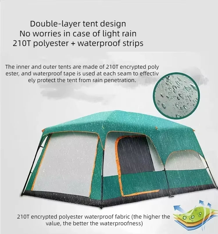 Tenda da Campeggio di Lusso Gr - Outdoor Camping Tent Waterproof recensione e prezzo