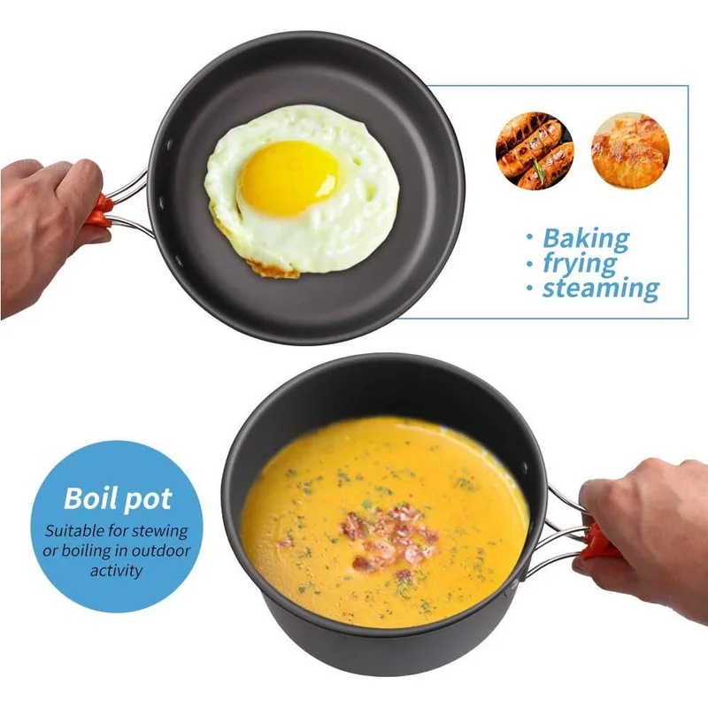 Set da cucina da campeggio, pe - Outdoor Camping Cooking Equipment recensione e prezzo