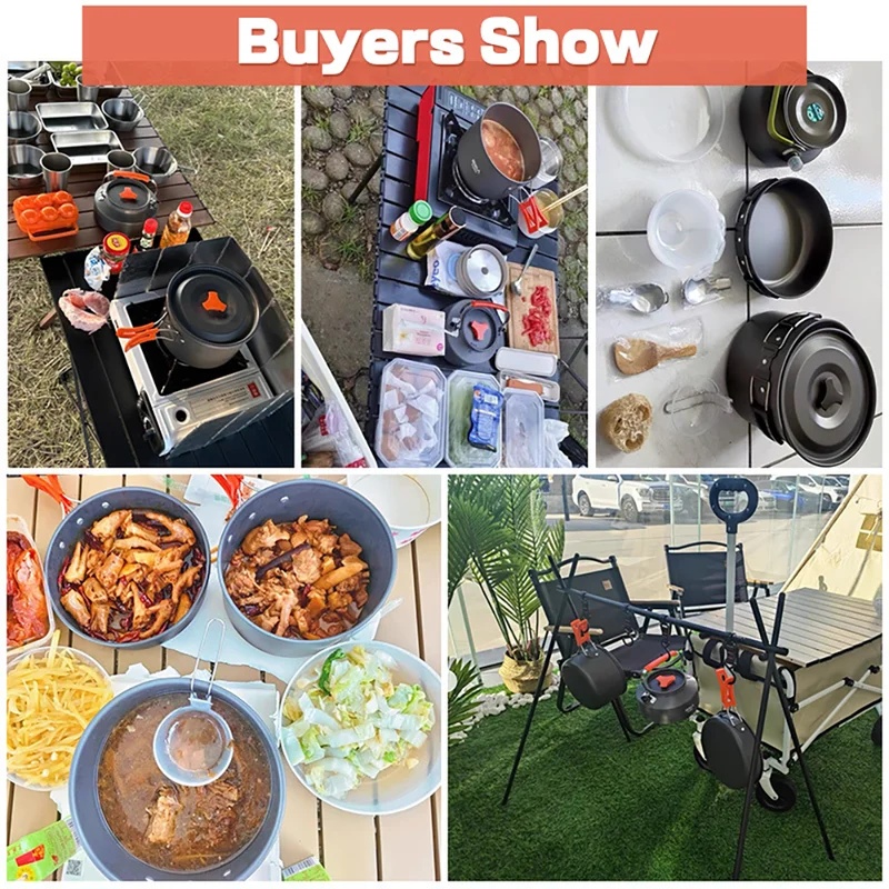 Set da cucina da campeggio, pe - Outdoor Camping Cooking Equipment recensione e prezzo