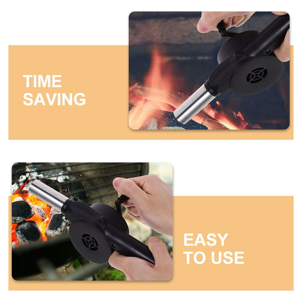 Ventilatore Manuale Nero a Man - Outdoor Camping Fire Pit recensione e prezzo